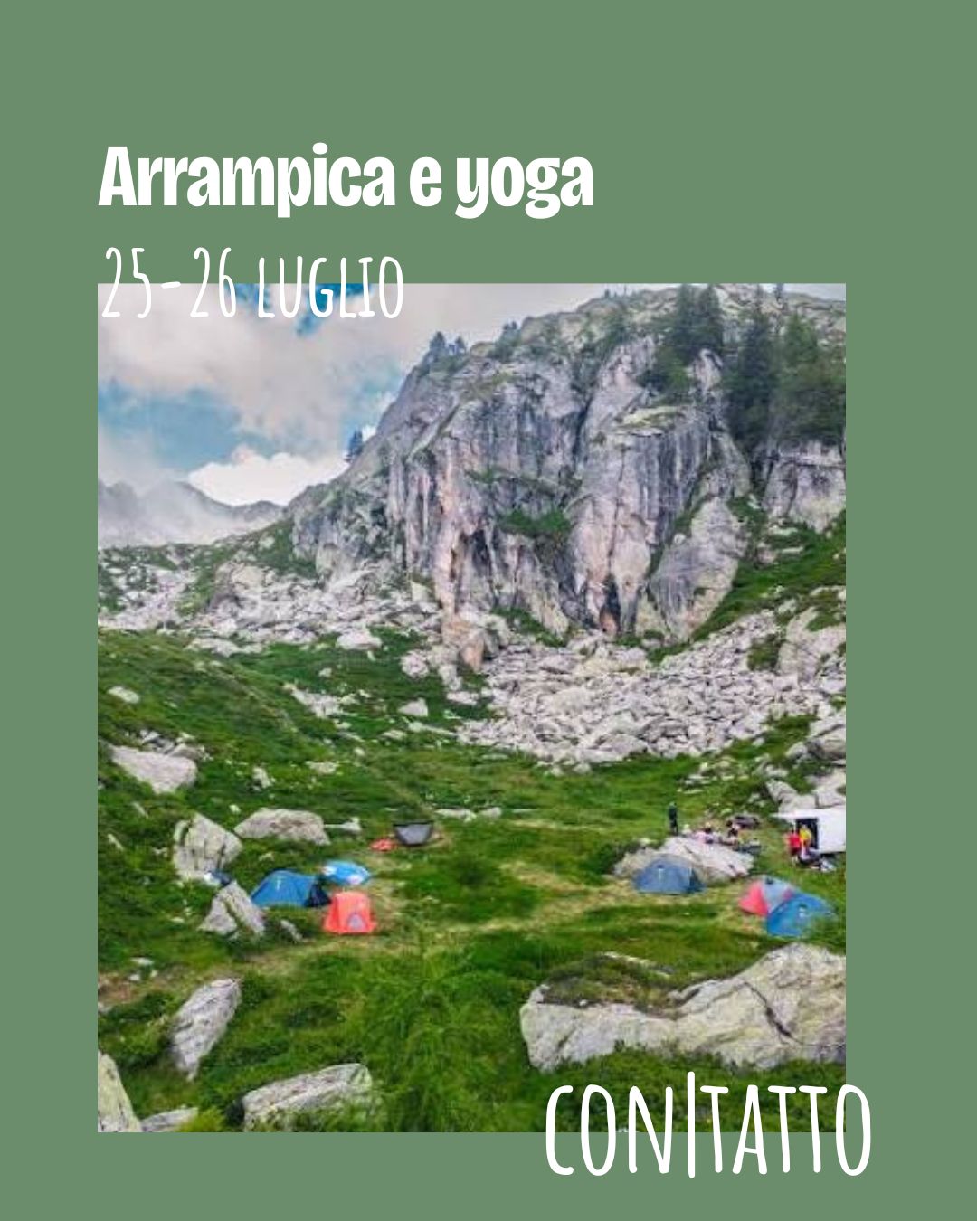 yoga e arrampicata al lago mognola